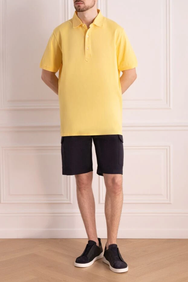 MC2 Saint Barth man cotton polo yellow for men buy with prices and photos 135780 - photo 2