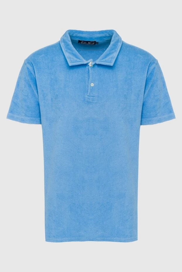 MC2 Saint Barth man blue cotton polo for men buy with prices and photos 135784 - photo 1