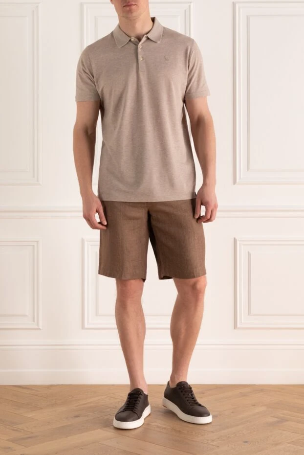 Gran Sasso man cotton polo beige for men buy with prices and photos 135840 - photo 2