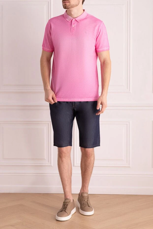 Gran Sasso man cotton polo pink for men buy with prices and photos 135853 - photo 2