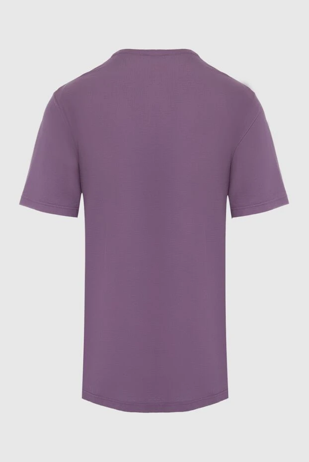 Gran Sasso мужские футболка из хлопка фиолетовая мужская купить с ценами и фото 135866 - фото 2