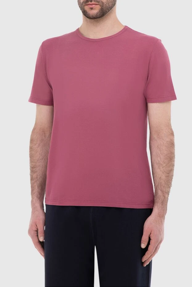 Gran Sasso man cotton t-shirt pink for men buy with prices and photos 135871 - photo 2