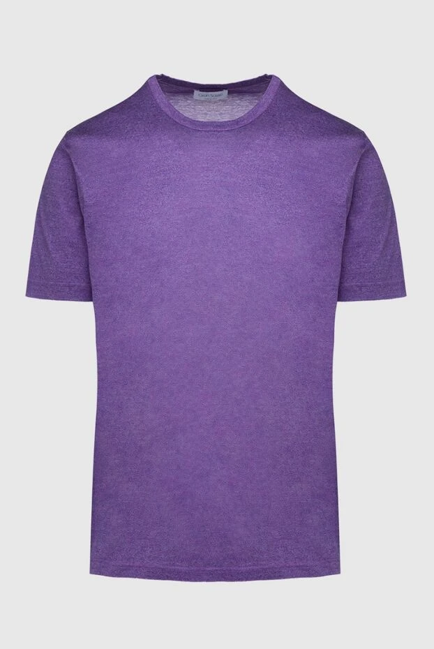 Gran Sasso men's purple cotton t-shirt 135872 - photo 1