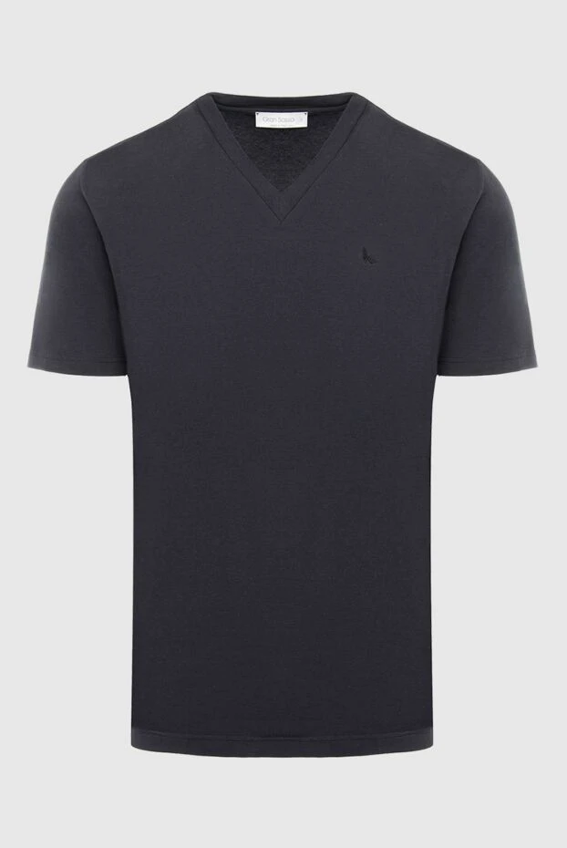 Gran Sasso man black cotton t-shirt for men buy with prices and photos 135874 - photo 1