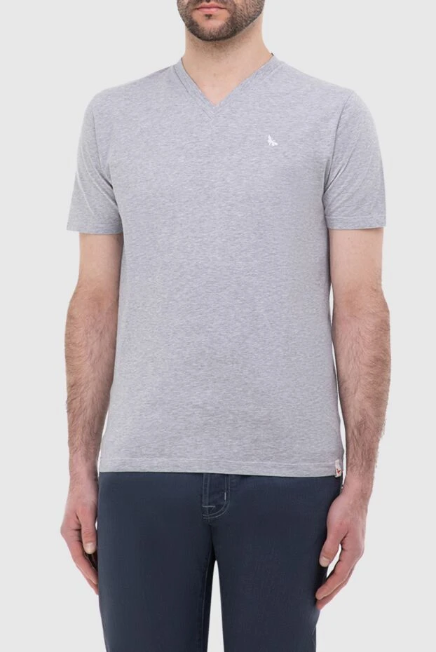 Gran Sasso man gray cotton t-shirt for men buy with prices and photos 135875 - photo 2