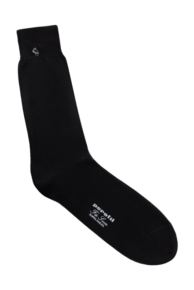 Perofil black cotton socks for men 135953 - photo 1