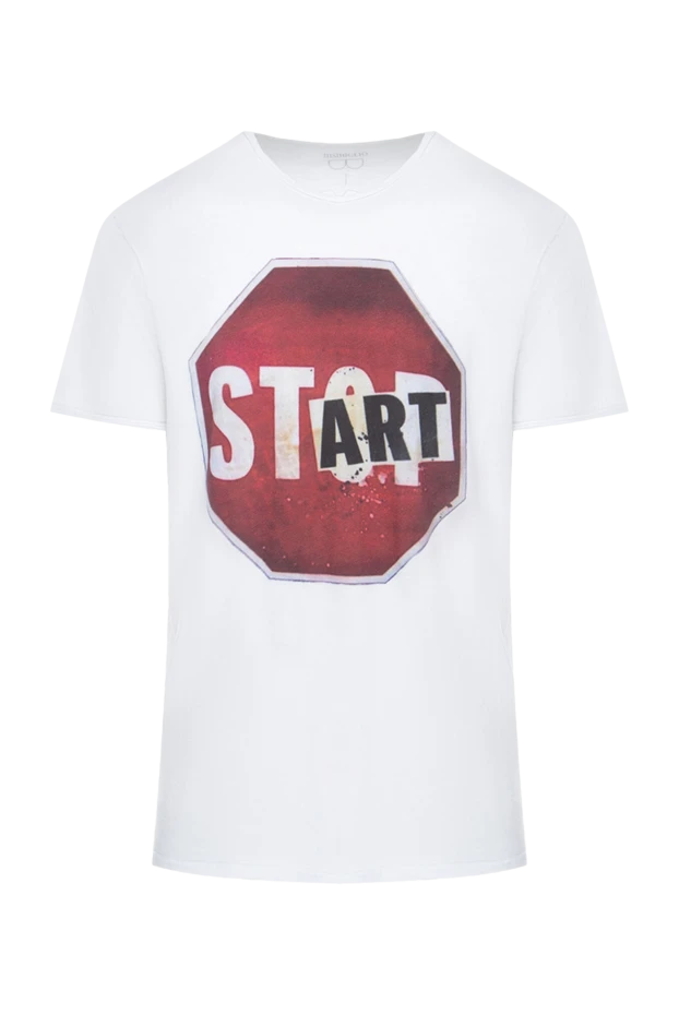 Bisibiglio мужские футболка из хлопка белая мужская купить с ценами и фото 135973 - фото 1