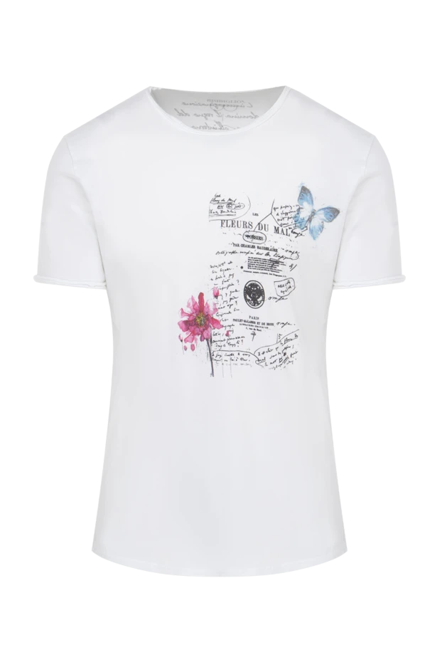Bisibiglio мужские футболка из хлопка белая мужская купить с ценами и фото 135987 - фото 1