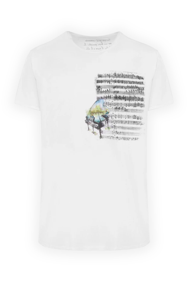 Bisibiglio white cotton t-shirt for men 135991 - photo 1