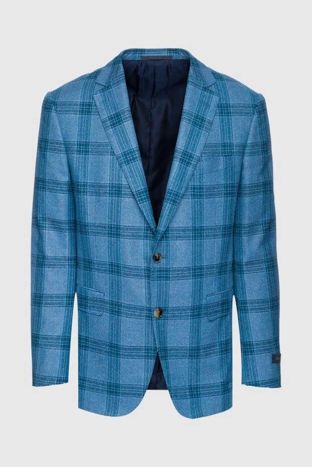Pal Zileri мужские пиджак из шерсти и шелка голубой мужской купить с ценами и фото 136130 - фото 1