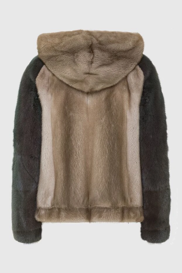 Brunello Cucinelli куртка из меха норки коричневая женская 136388 - фото 2