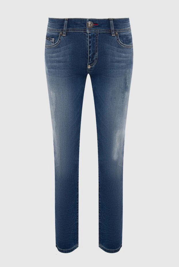 Philipp Plein жіночі джинси з бавовни сині жіночі купити фото з цінами 136694 - фото 1