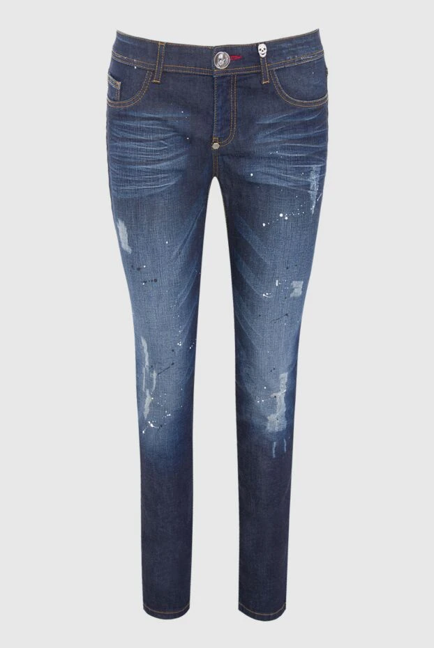 Philipp Plein woman blue cotton jeans for women 136696 - photo 1