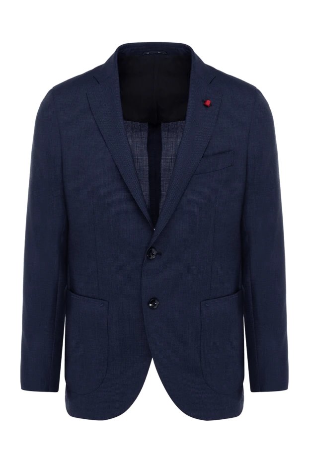 Sartoria Latorre мужские пиджак из шерсти синий мужской купить с ценами и фото 136702 - фото 1