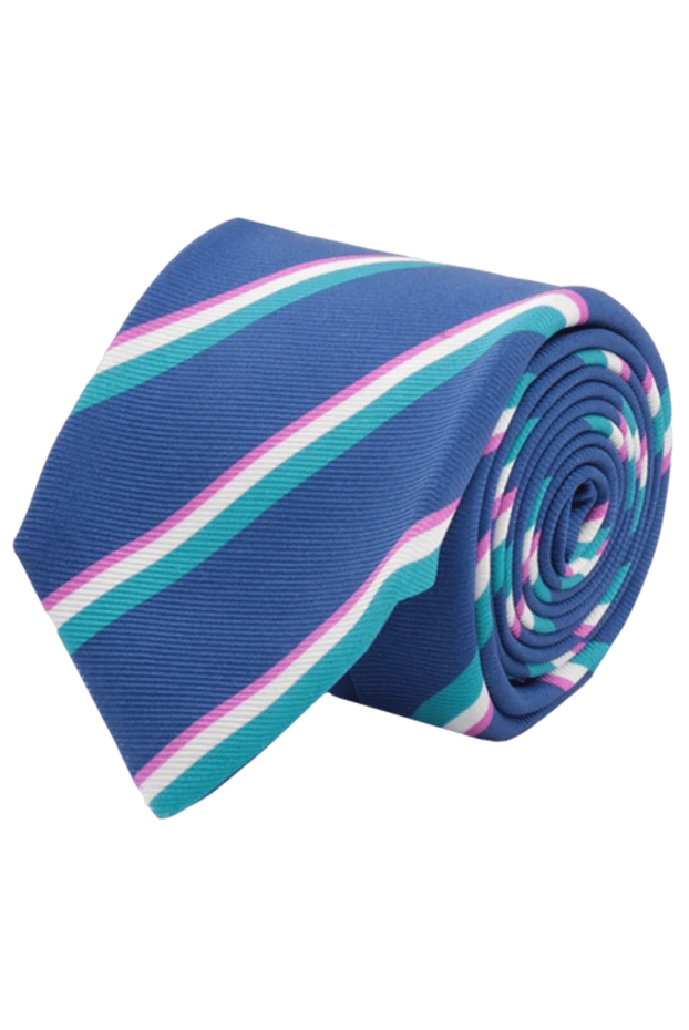 Kiton мужские галстук из шелка синий мужской купить с ценами и фото 136768 - фото 1