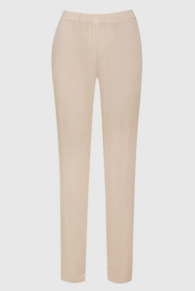 Casheart woman beige viscose trousers for women 136809 - photo 1