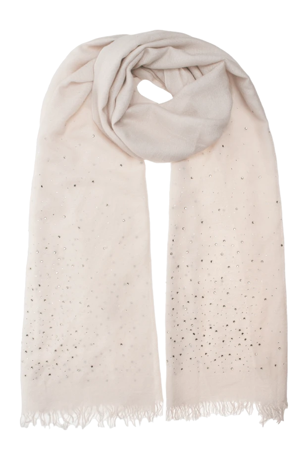 Casheart woman white cashmere and silk scarf for women buy with prices and photos 136821 - photo 1