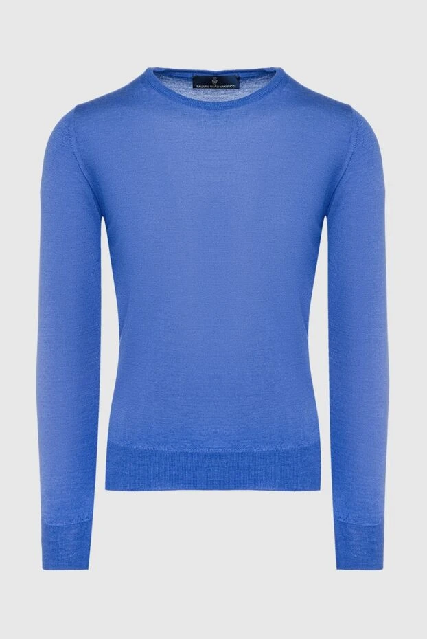 Casheart man cashmere and silk jumper blue for men buy with prices and photos 136840 - photo 1