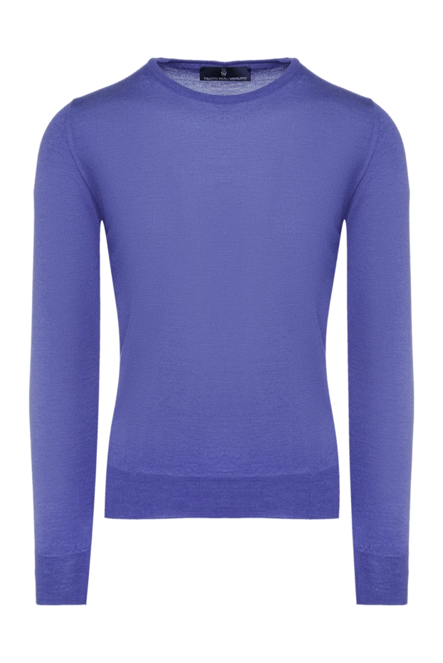 Casheart man cashmere and silk jumper blue for men 136840 - photo 1