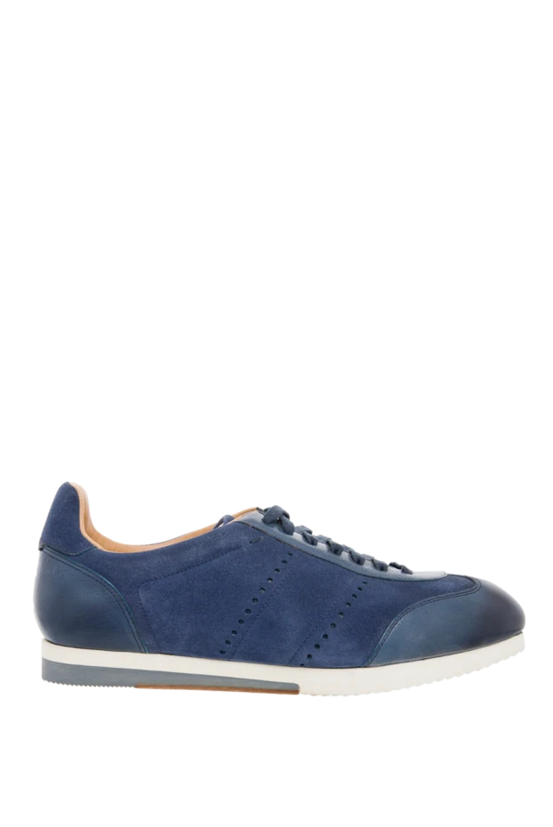 Magnanni man blue suede sneakers for men 136845 - photo 1