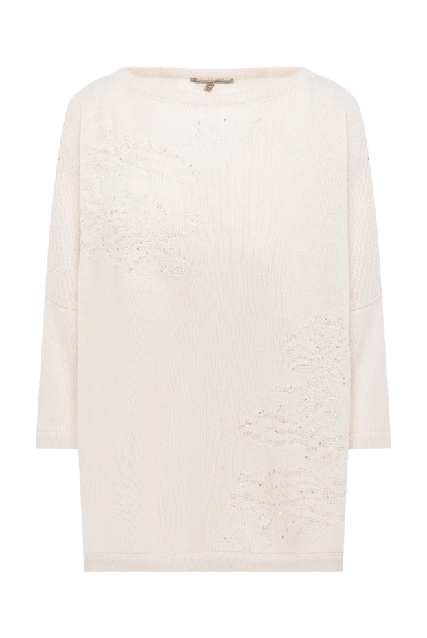Ermanno Scervino woman white viscose jumper for women buy with prices and photos 136928 - photo 1