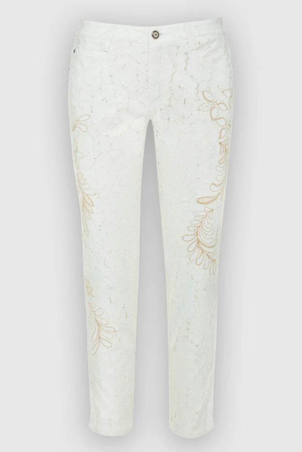 Ermanno Scervino woman white polyamide and viscose trousers for women buy with prices and photos 136930 - photo 1