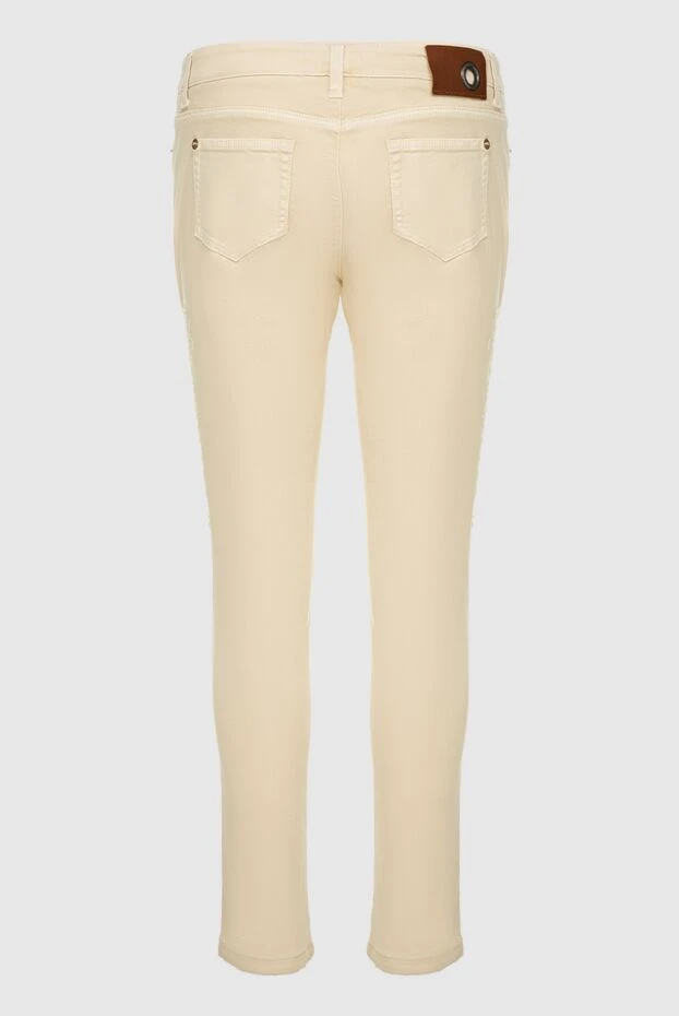 Ermanno Scervino woman beige cotton jeans for women buy with prices and photos 136935 - photo 2