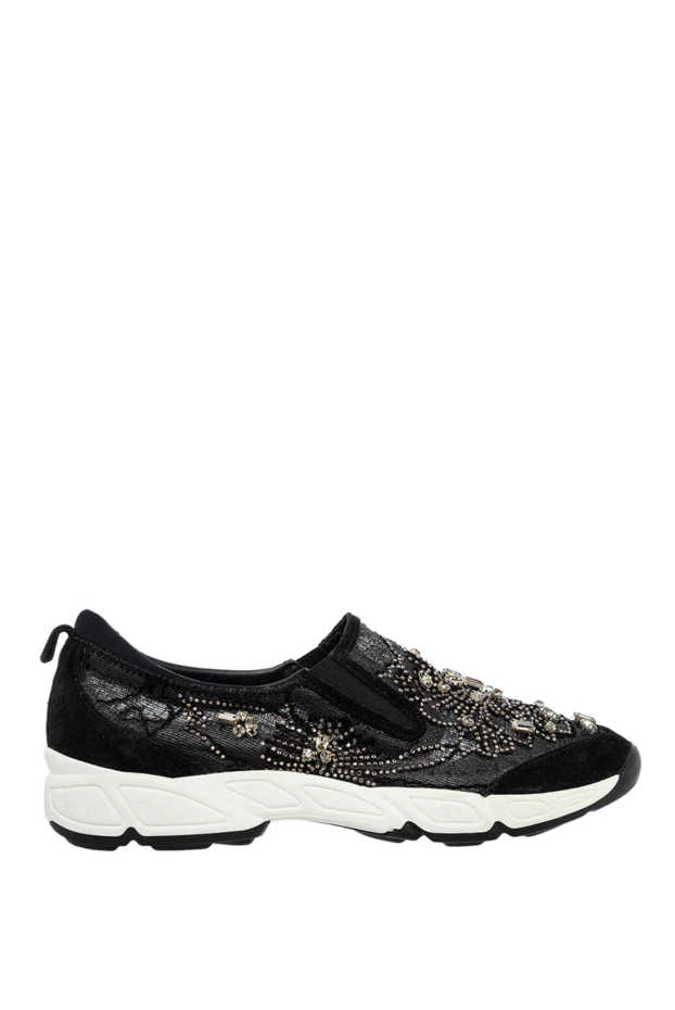 Ermanno Scervino woman black leather sneakers for women buy with prices and photos 136937 - photo 1