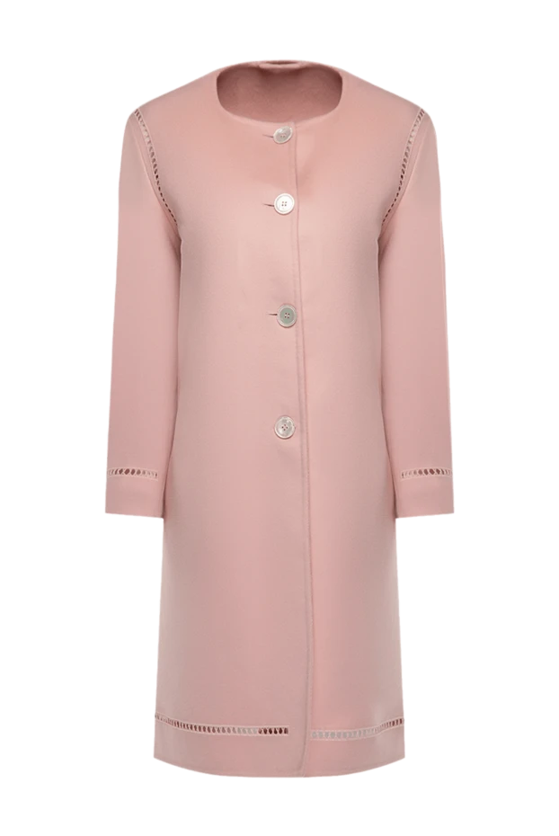 Ermanno Scervino женские пальто из шерсти розовое женское купить с ценами и фото 136952 - фото 1