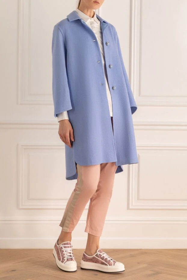 Ermanno Scervino woman women's blue coat buy with prices and photos 136957 - photo 2