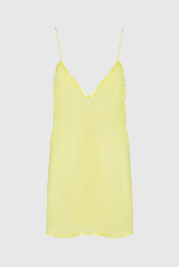 Ermanno Scervino woman women's yellow cotton top buy with prices and photos 136958 - photo 1