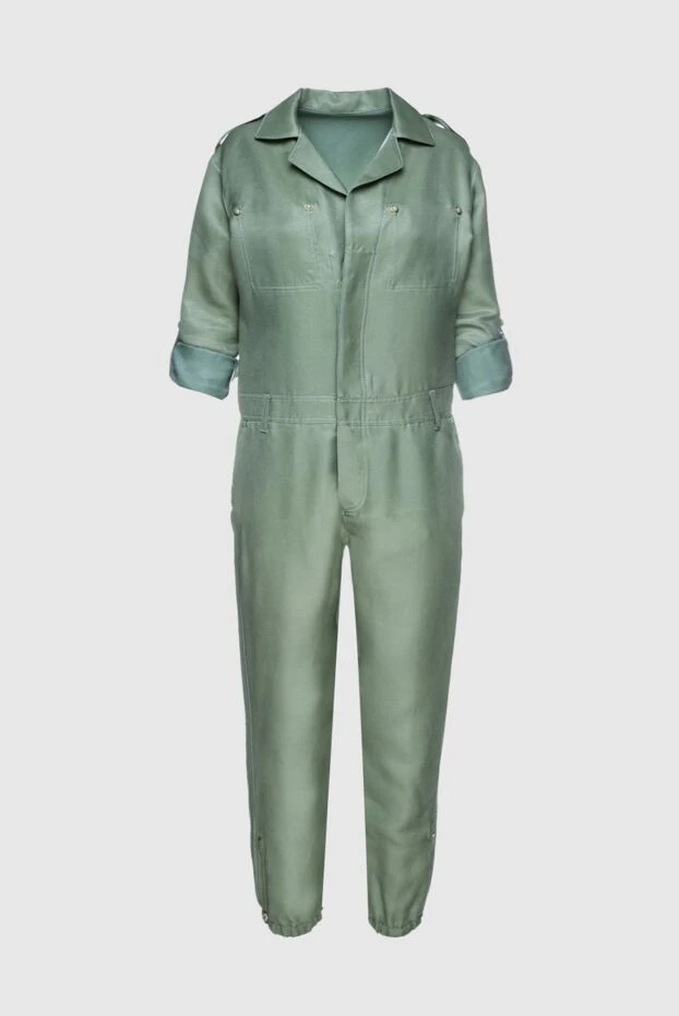 Ermanno Scervino woman green linen and cotton overalls for women buy with prices and photos 136969 - photo 1