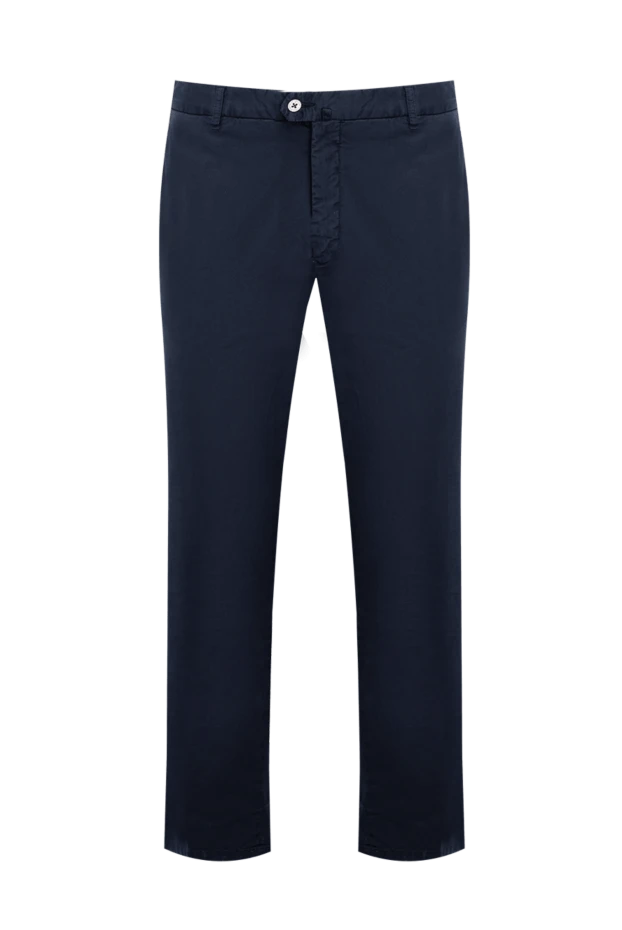 Lubiam man blue cotton trousers for men 136989 - photo 1