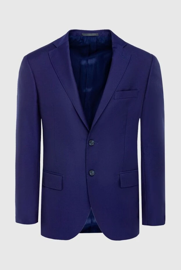 Lubiam man blue wool jacket for men 136998 - photo 1