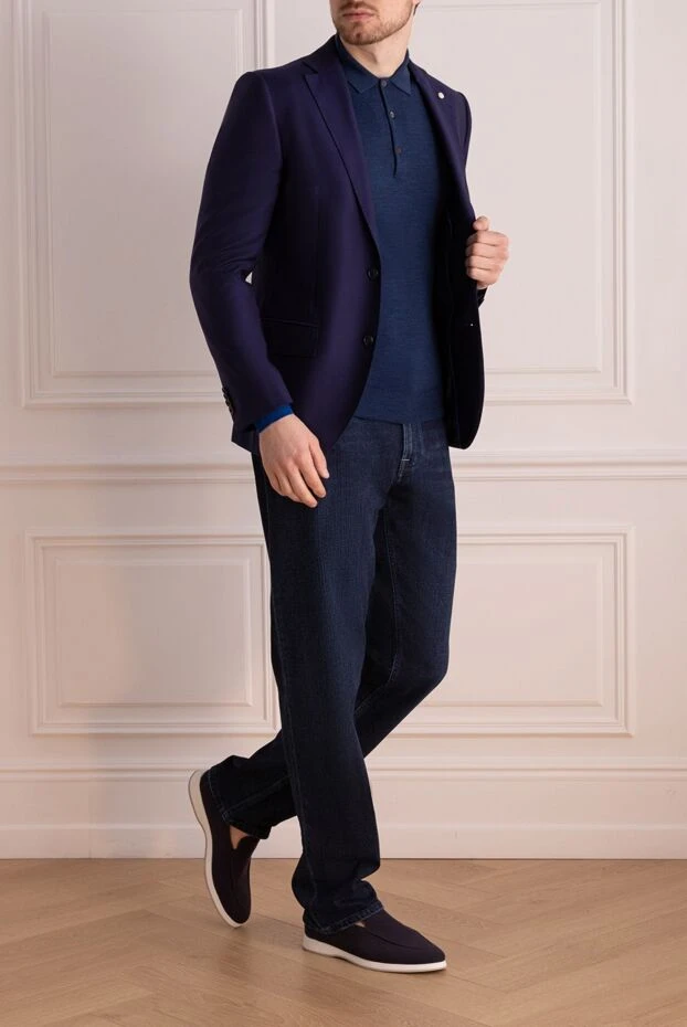Lubiam man blue wool jacket for men buy with prices and photos 136998 - photo 2