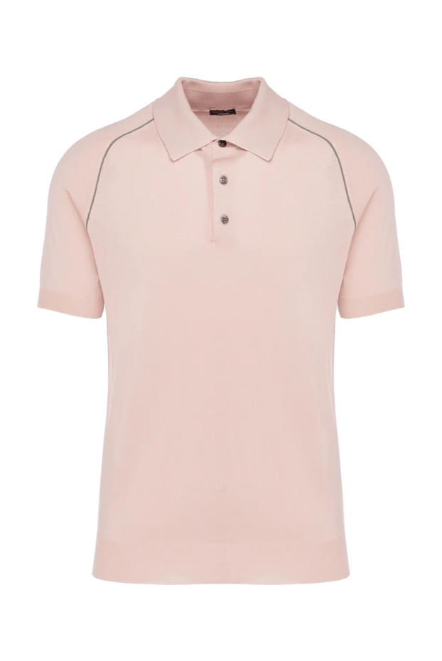 Massimo Sforza man silk polo pink for men 137050 - photo 1