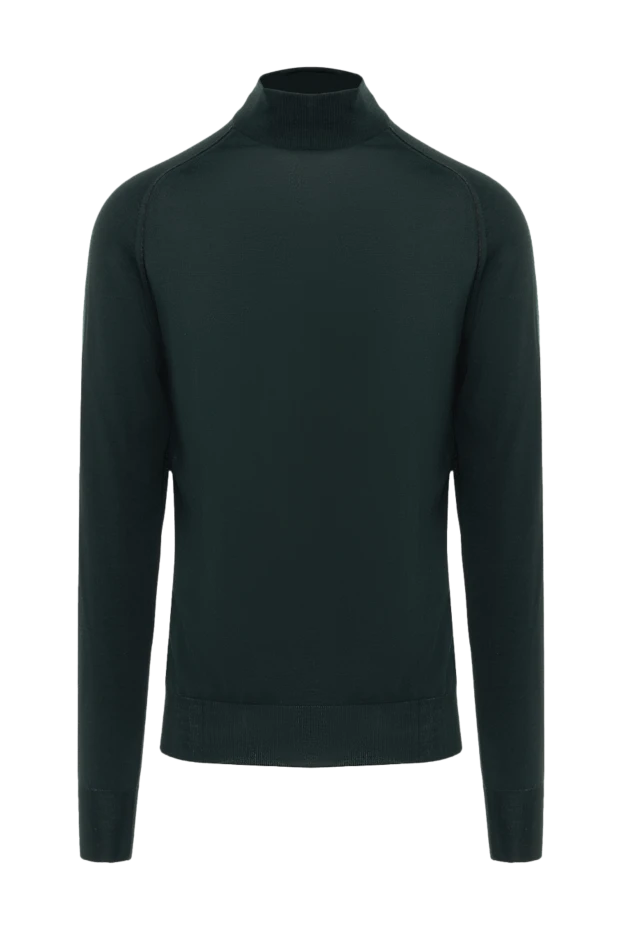 Massimo Sforza man men's jumper with a high stand-up collar made of silk black buy with prices and photos 137056 - photo 1