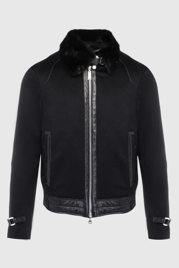 Massimo Sforza black cashmere fur jacket for men 137070 - photo 1