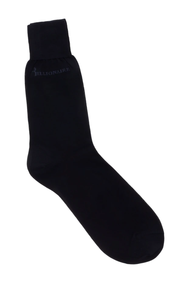Billionaire man men's blue cotton socks buy with prices and photos 137114 - photo 1