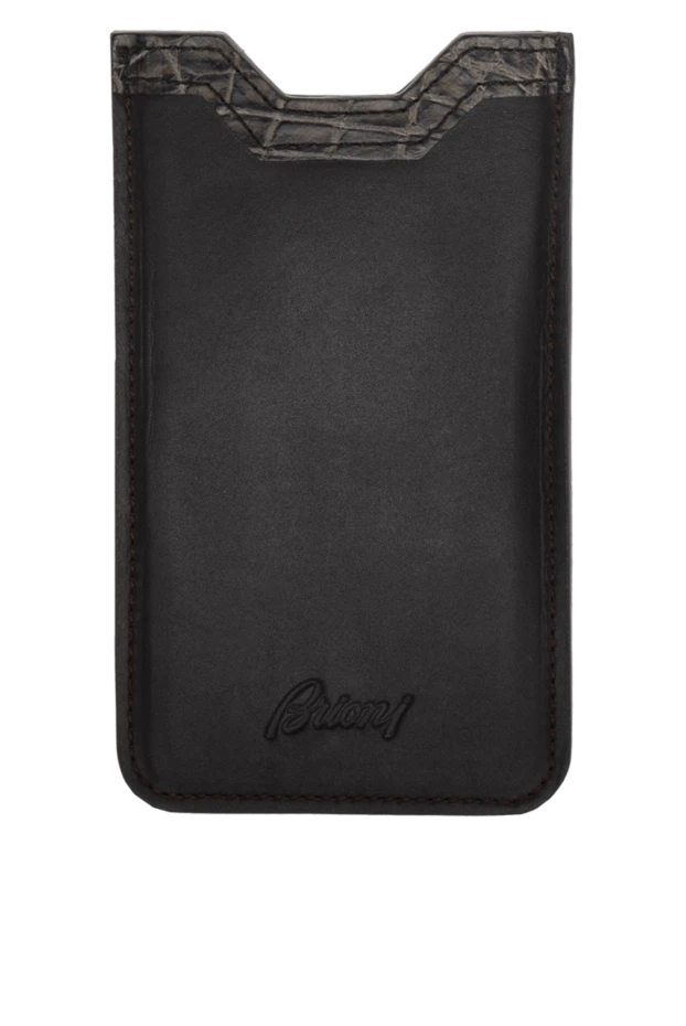 Brioni man leather phone case burgundy for men buy with prices and photos 137150 - photo 1