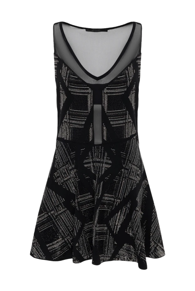 Philipp Plein женские платье из вискозы и полиэстера черное женское купить с ценами и фото 137211 - фото 1