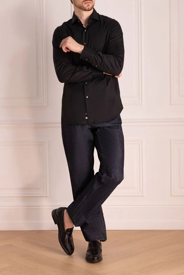 Dolce & Gabbana мужские джинсы из хлопка синие мужские купить с ценами и фото 137237 - фото 2