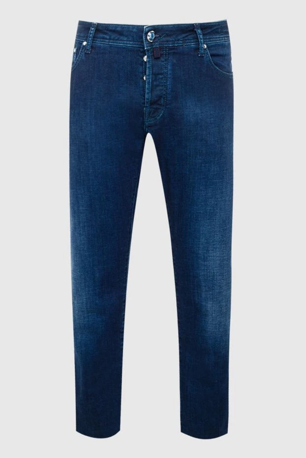 Jacob Cohen чоловічі джинси з бавовни та поліестеру сині чоловічі купити фото з цінами 137279 - фото 1