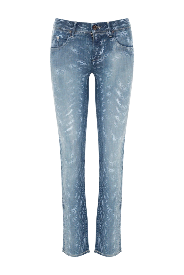 Jacob Cohen women's blue jeans with rhinestones 137323 - photo 1