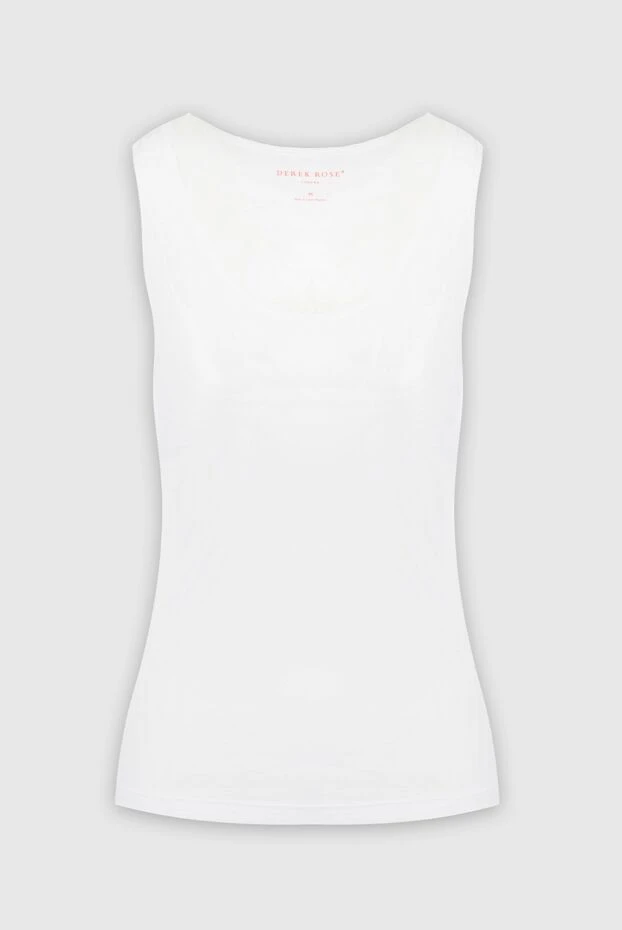 Derek Rose woman t-shirt made of micromodal and elastane white for women buy with prices and photos 137345 - photo 1