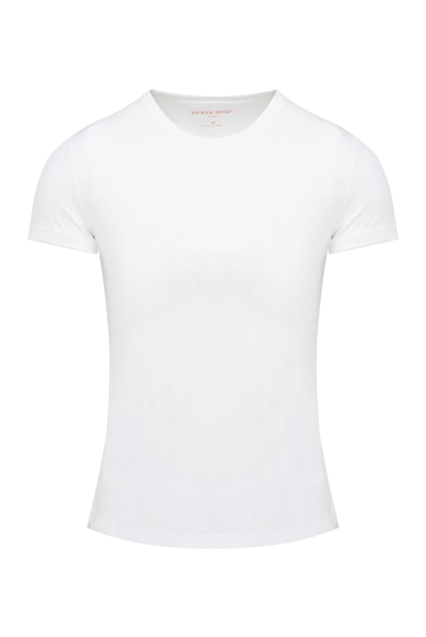 Derek Rose man t-shirt made of micromodal and elastane white for men buy with prices and photos 137347 - photo 1