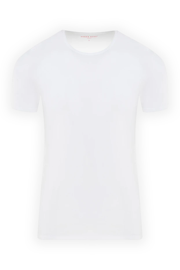 Derek Rose man white cotton and elastane t-shirt for men 137349 - photo 1