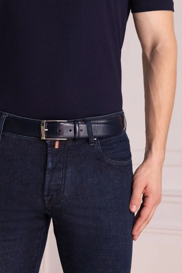 Corneliani man leather belt blue for men buy with prices and photos 137451 - photo 2