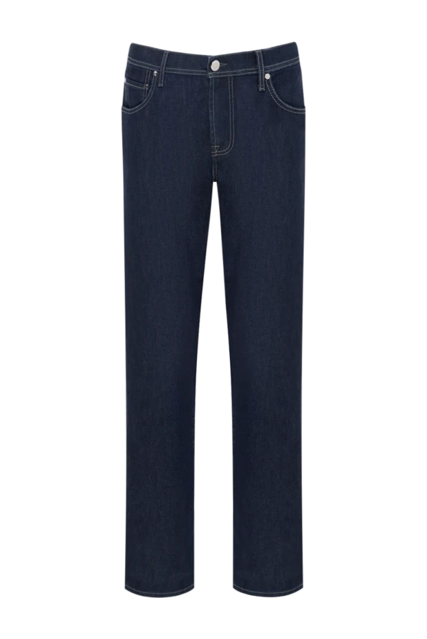 Corneliani man cotton and polyester jeans blue for men 137495 - photo 1