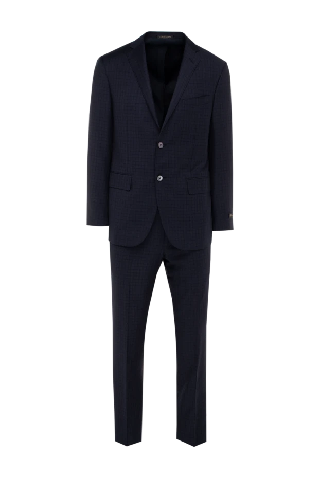 Corneliani man men's suit made of black wool buy with prices and photos 137506 - photo 1